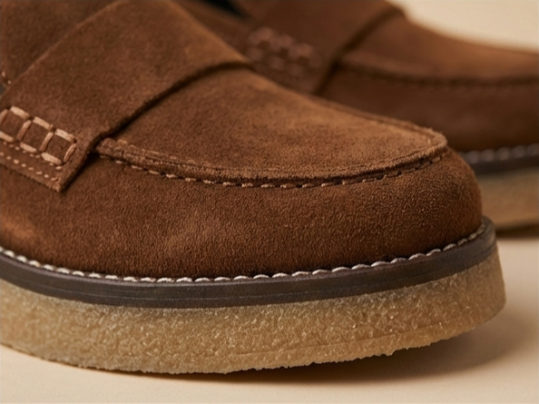 Mocassins Femme en Daim Naturel – Confort & Élégance au Quotidien