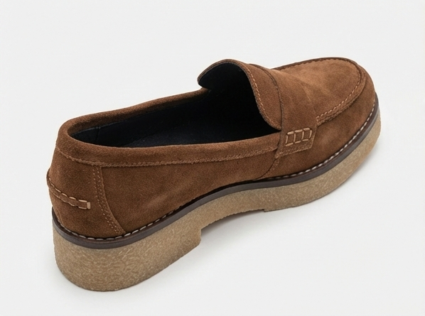 Mocassins Femme en Daim Naturel – Confort & Élégance au Quotidien